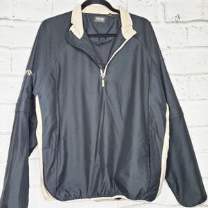 PING Collection Mens Long Sleeved Convertible 1/2 Zip Golf Pullover Medium coat